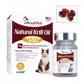 Royal-Pets Natural Krill Oil 天然磷蝦油(貓用) 45粒